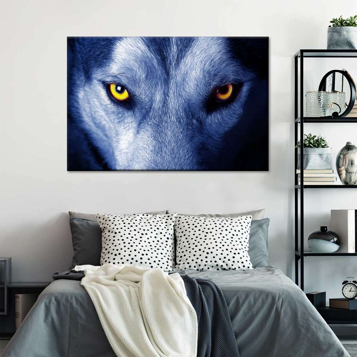 Mystic Wolf Eyes Wall Art