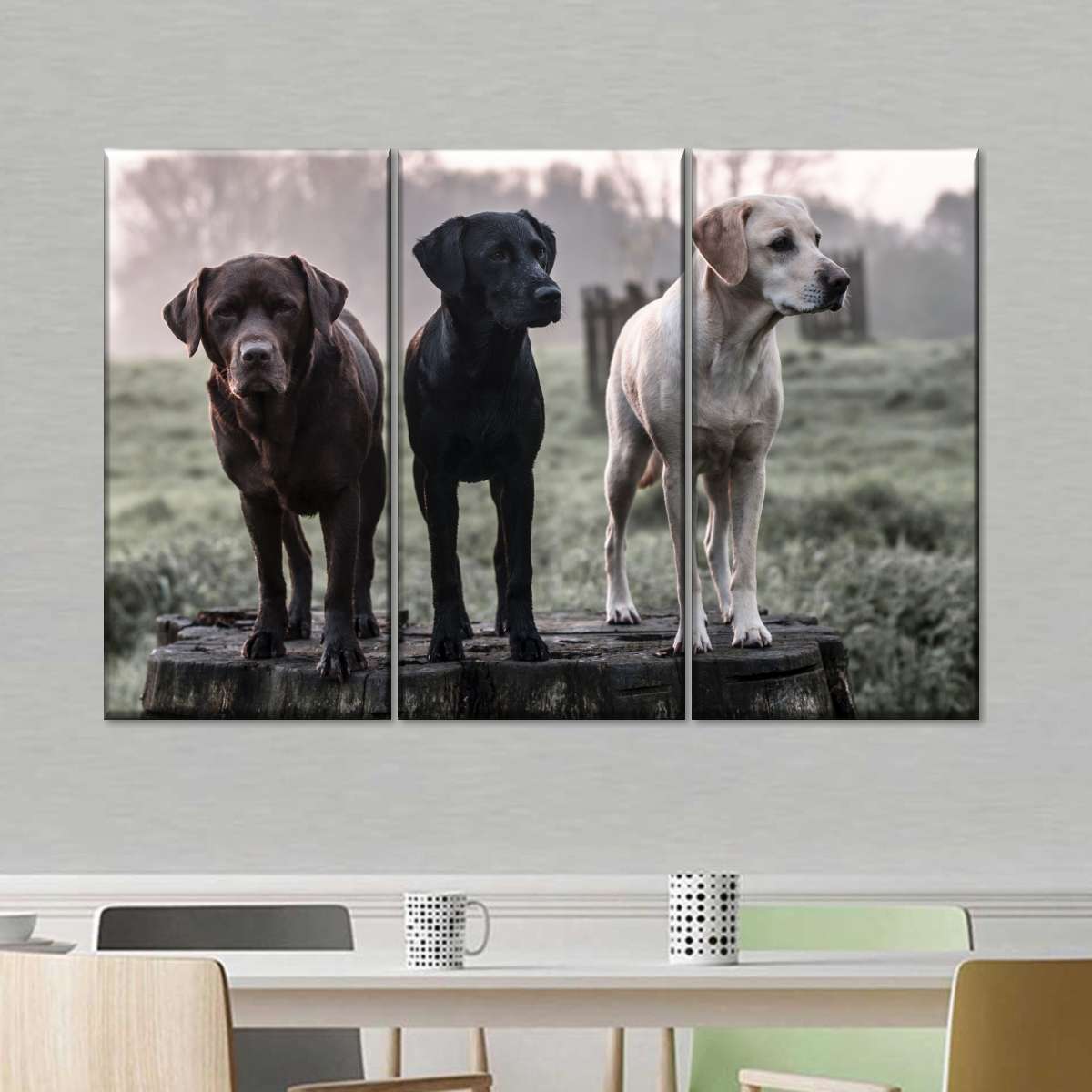 Labrador Dogs Wall Art