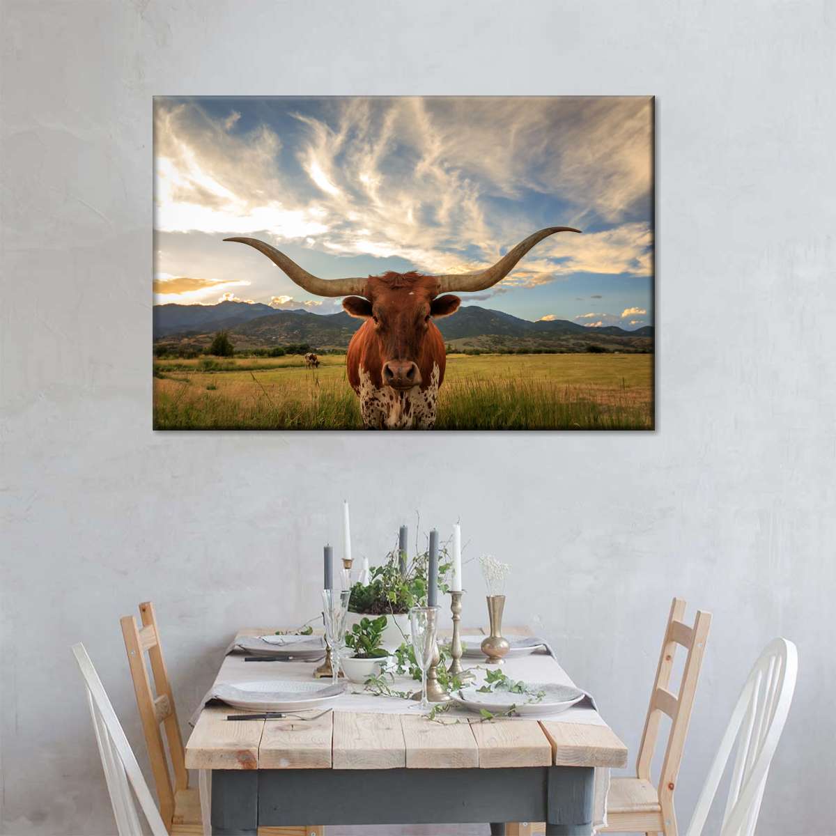 Mighty Longhorn Wall Art