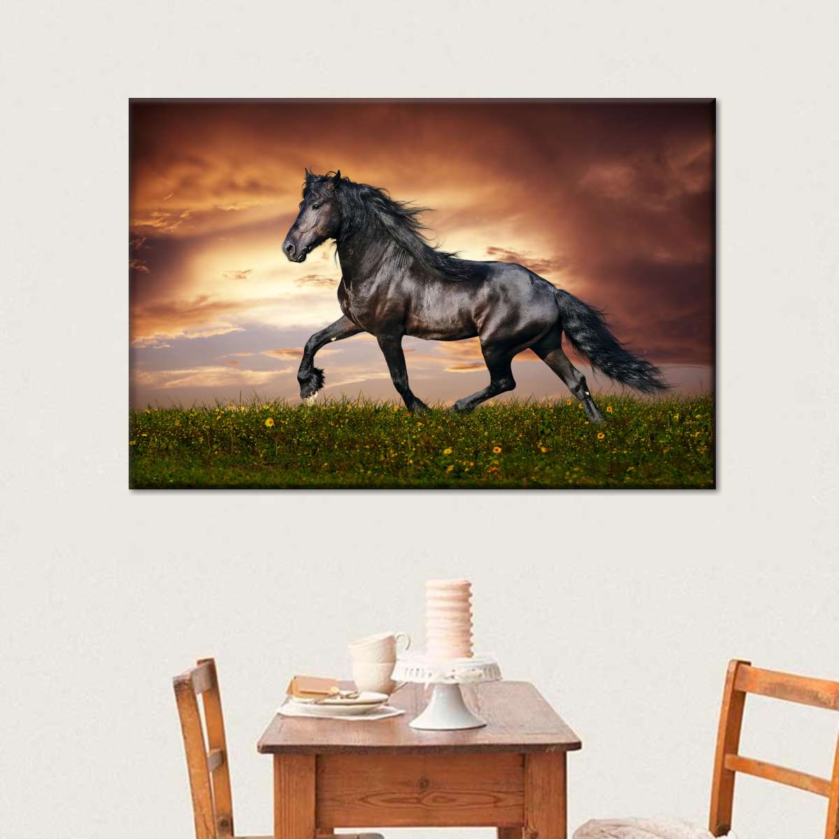 Baroque Horse Wall Art