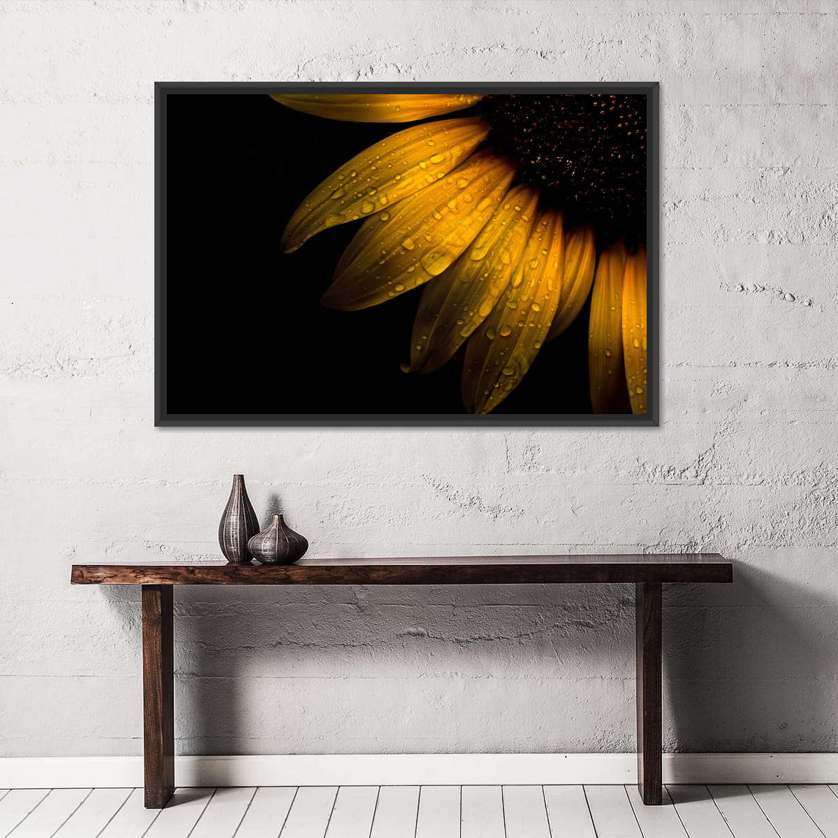 Sunflower Water Wall Art