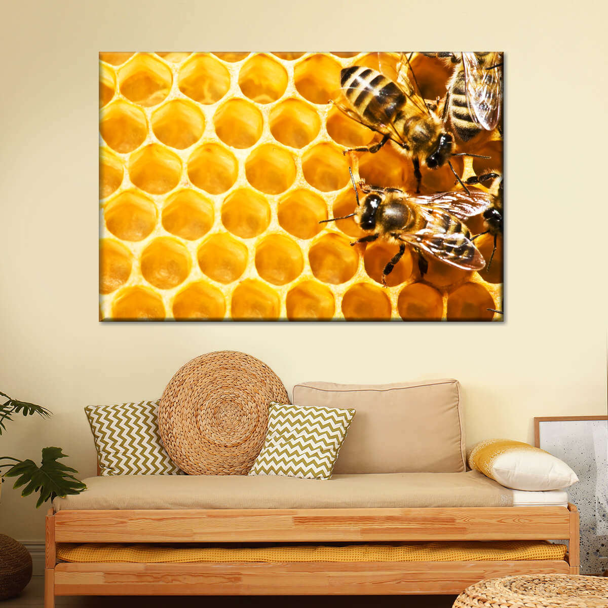 Honey Bee Hive Wall Art