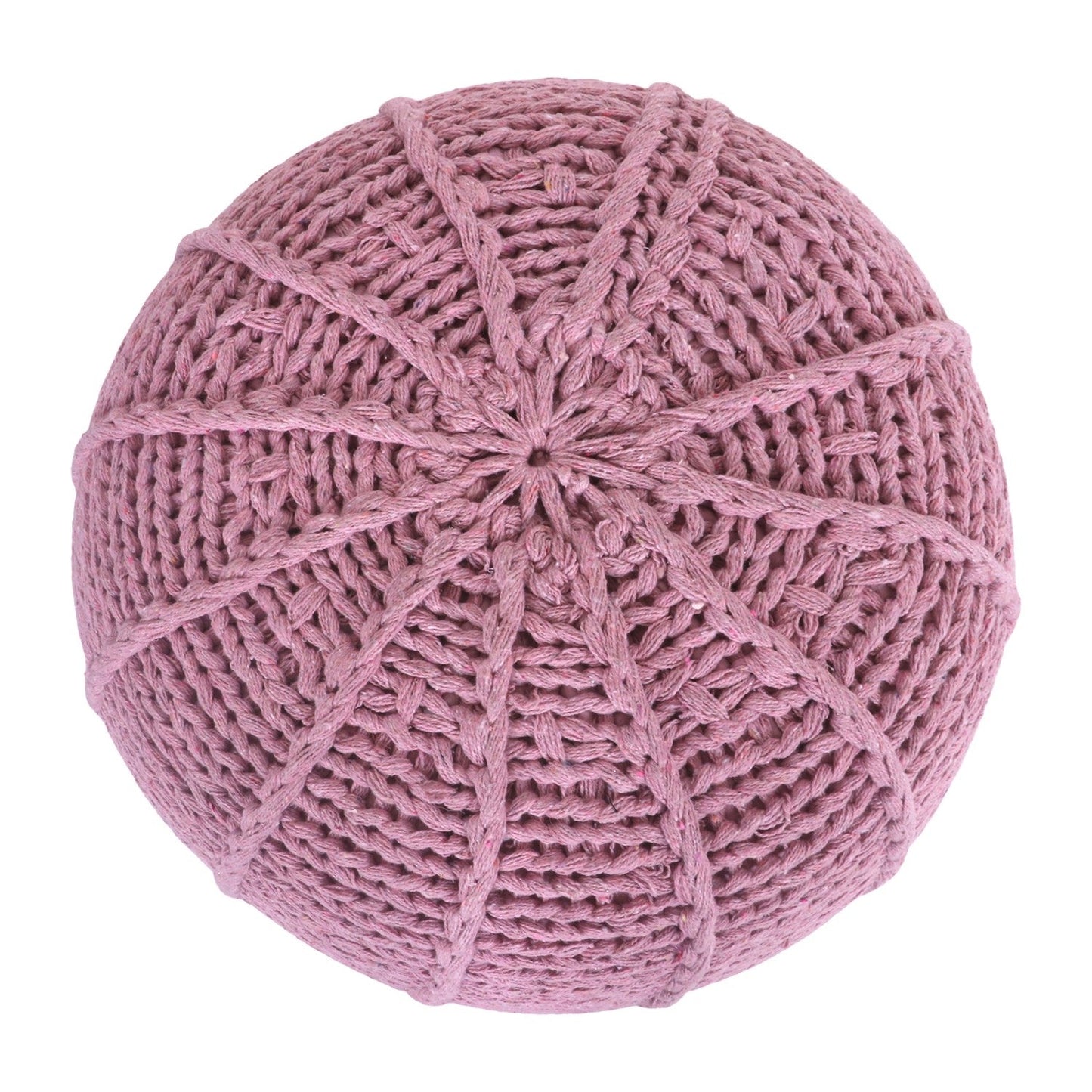 Jonathon Hand Knitted Pouf