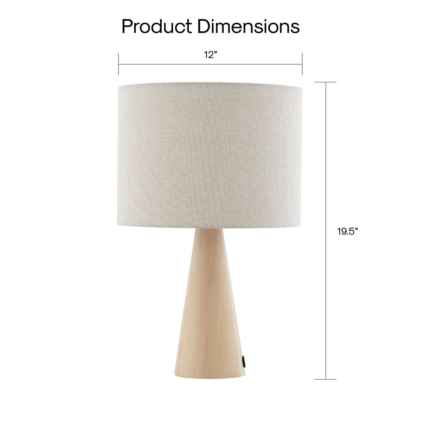 Maylee Table Lamp with USB Port