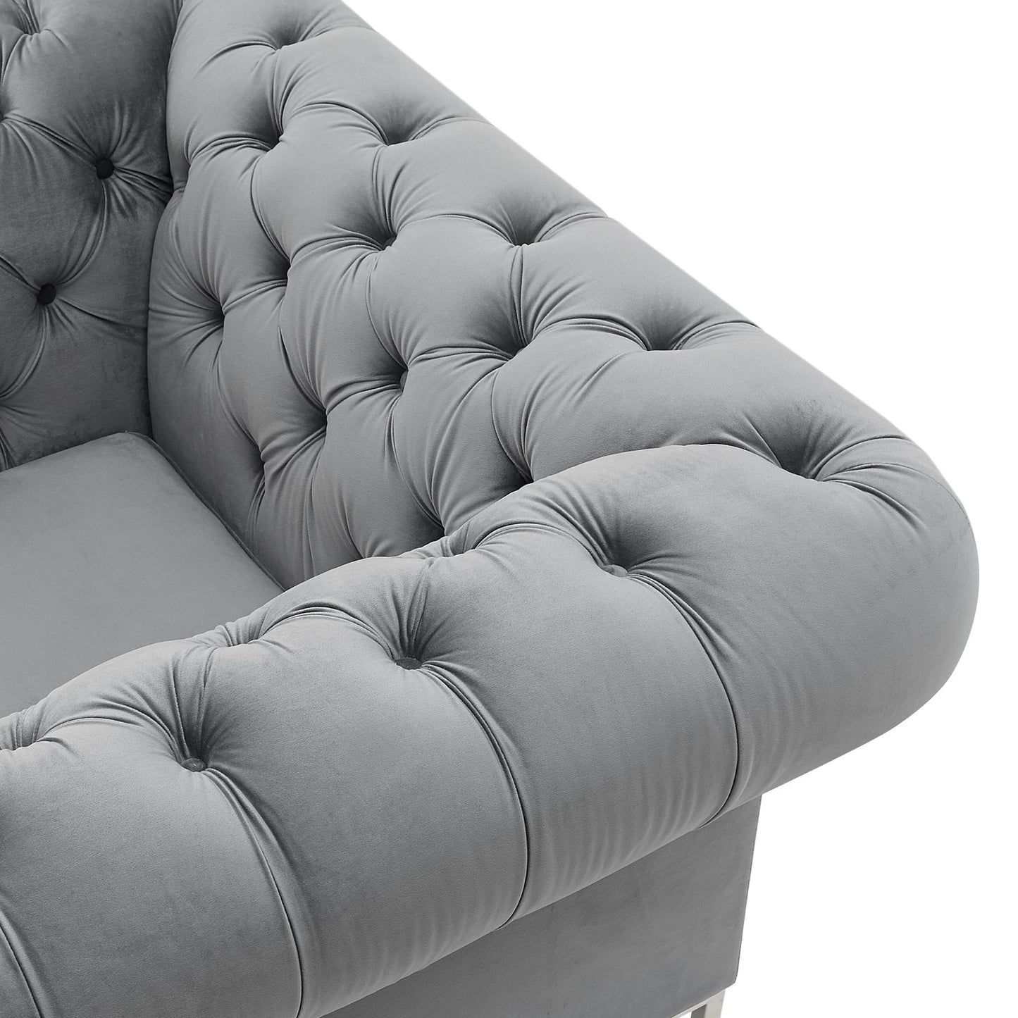 Carolyn Button Tufted Club Chair