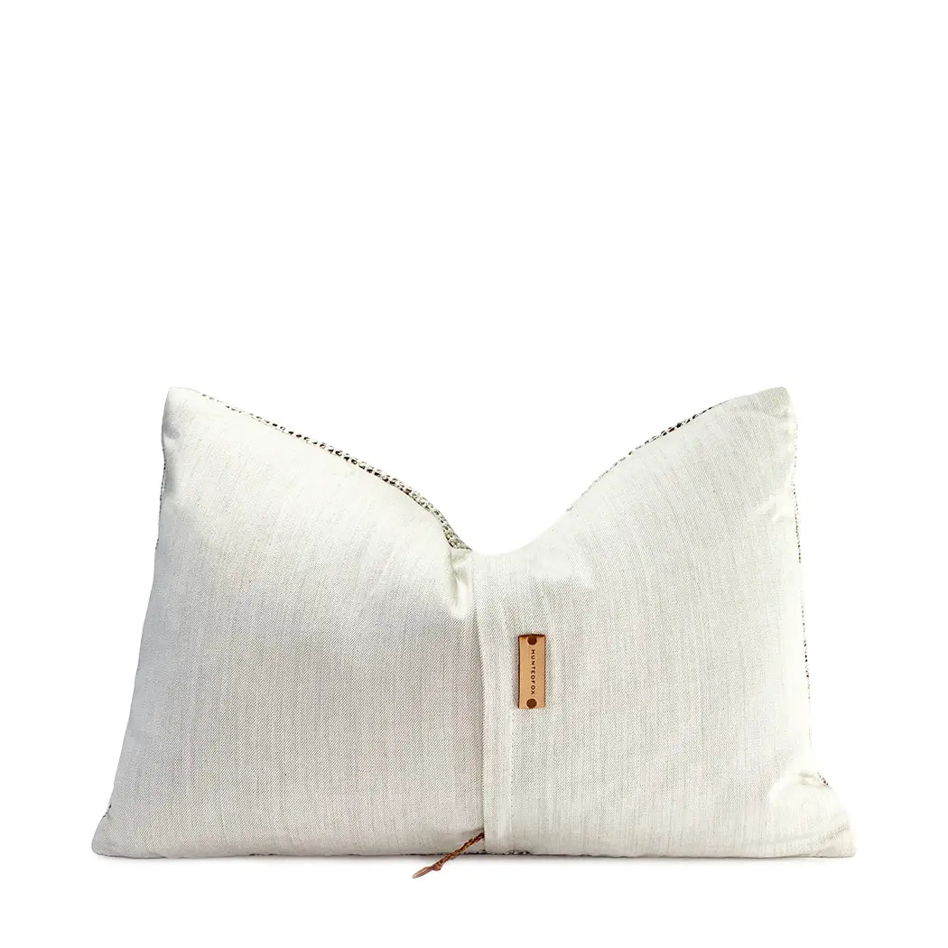 Ivory Textured Couch Throw Pillow