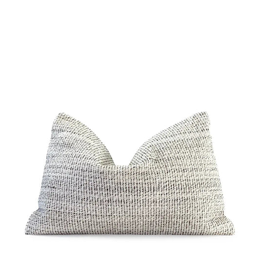 Ivory Textured Couch Throw Pillow