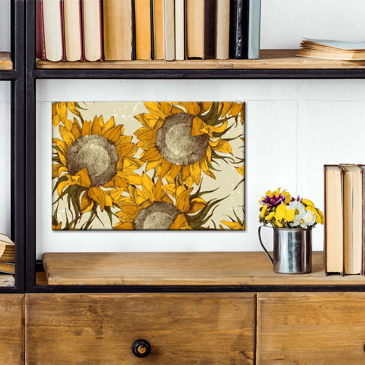 Yellow Sunflowers Wall Art