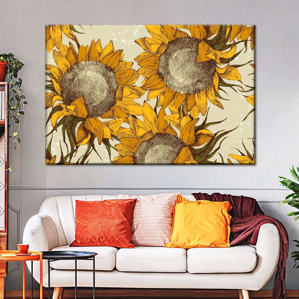 Yellow Sunflowers Wall Art