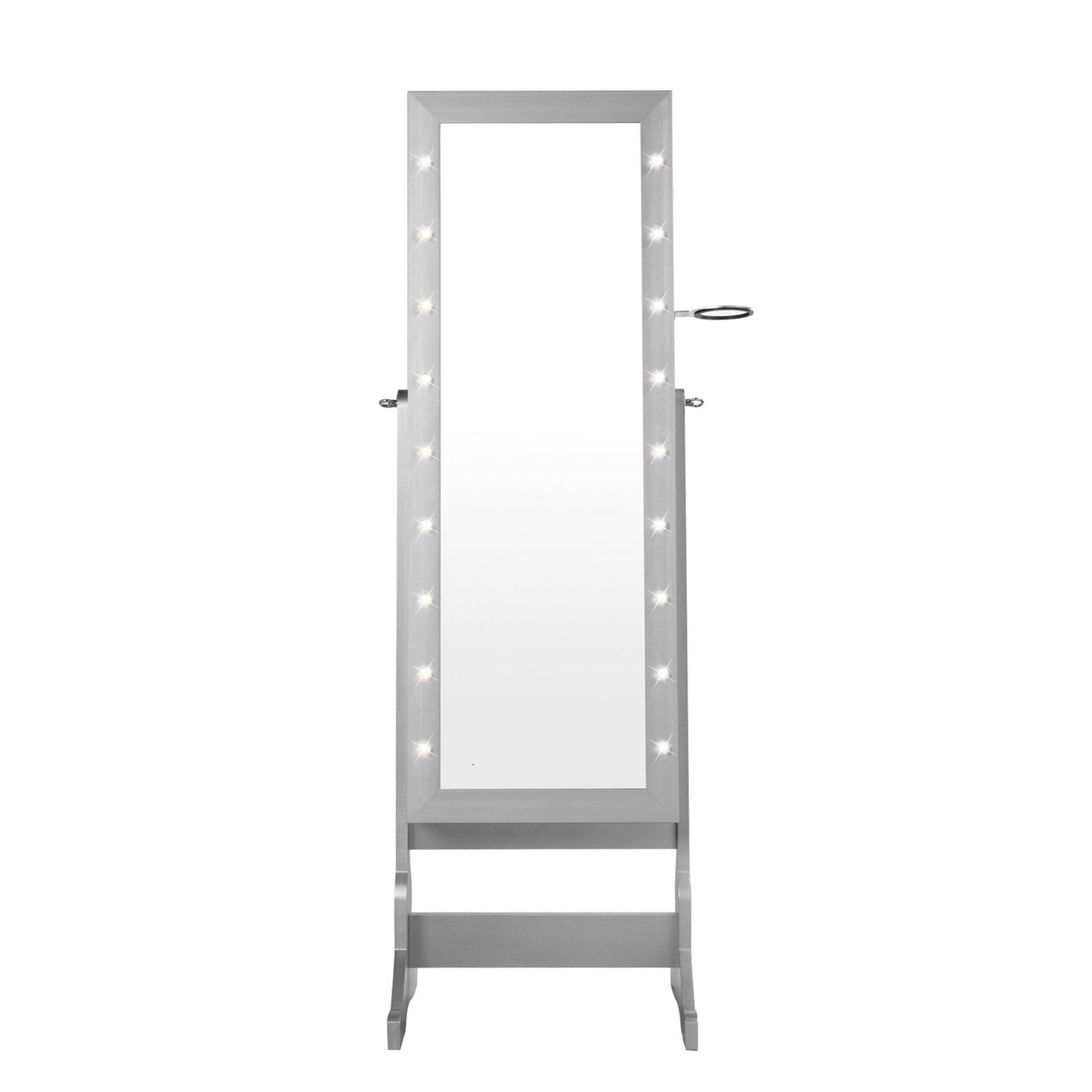 Glam Marquee Lights Jewelry Armoire