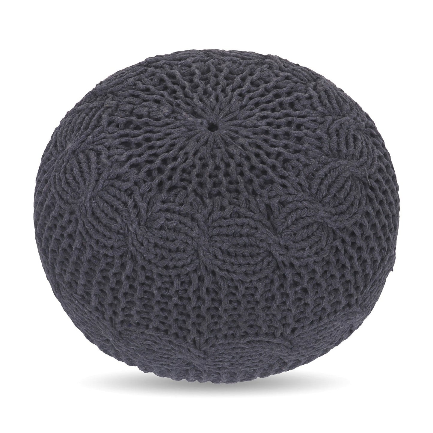 Samiyah Hand Knitted Pouf