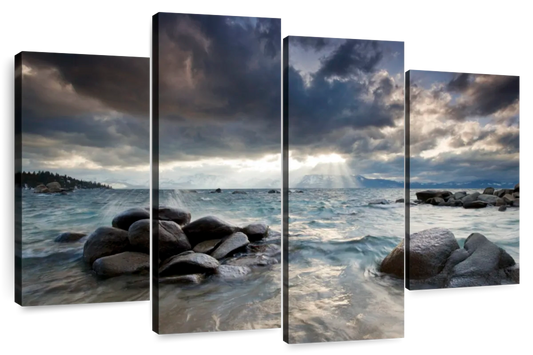 Sunlit Lake Tahoe Wall Art