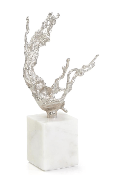 Unfurling Nickel Sculpture