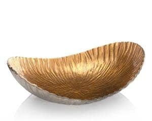 Crinkled Bowl In Gold - FINAL SALE