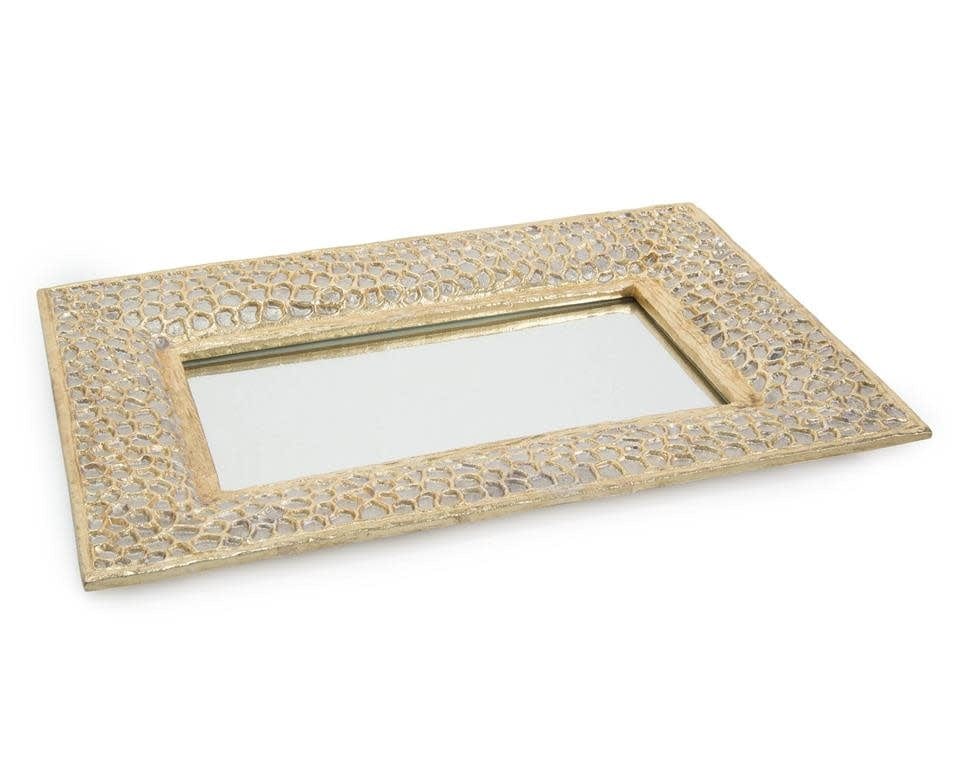 Gold & Silver Organic Mirror - FINAL SALE