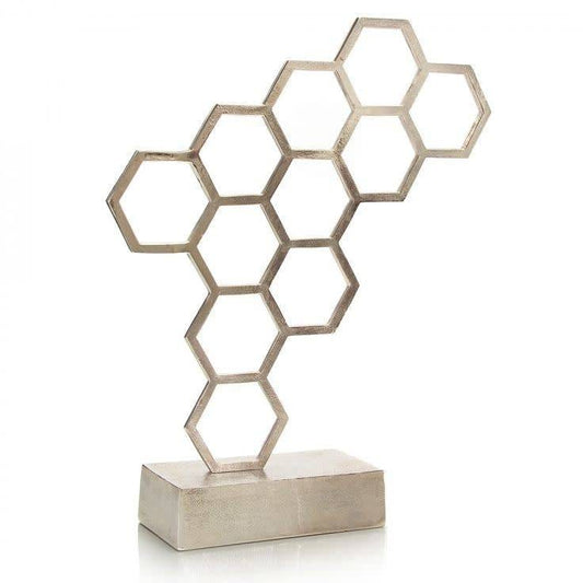 Nickel Honeycomb Sculpture - Final Sale