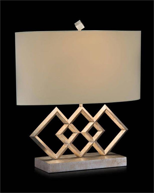 Triple Diamond Table Lamp