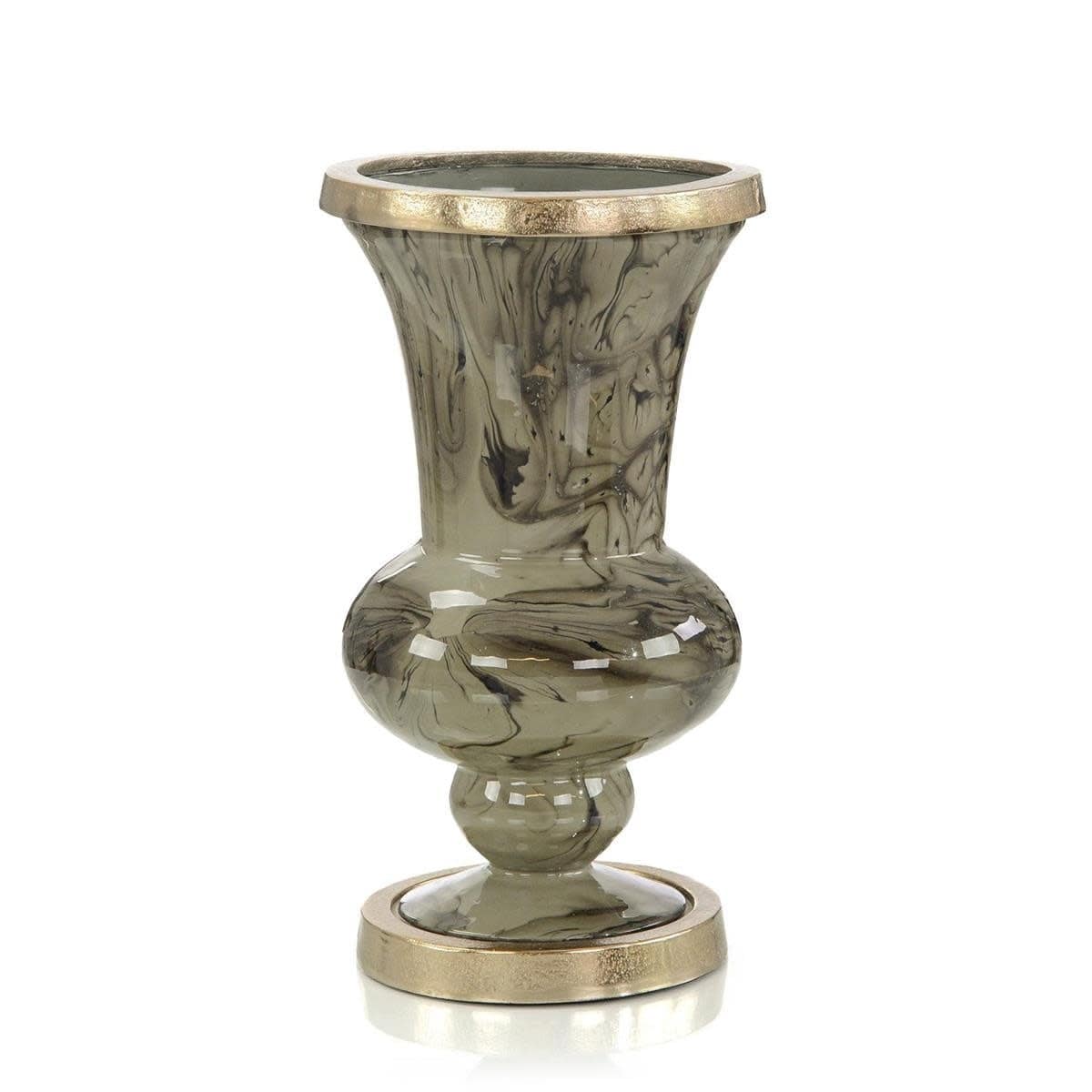 Balustre Enameled Vase Small