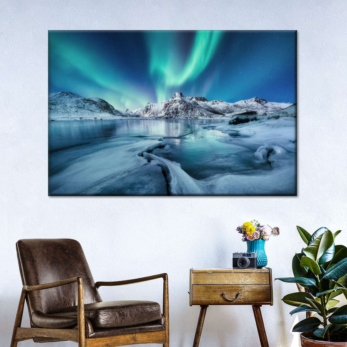 Radiant Northern Lights Wall Art