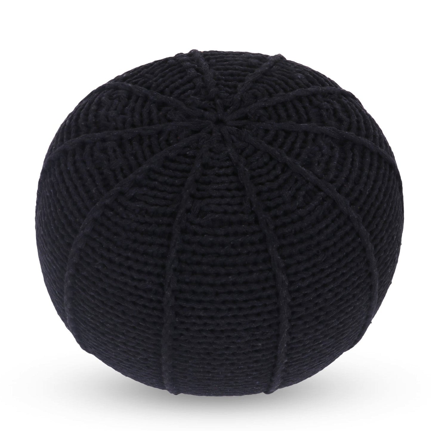 Jonathon Hand Knitted Pouf