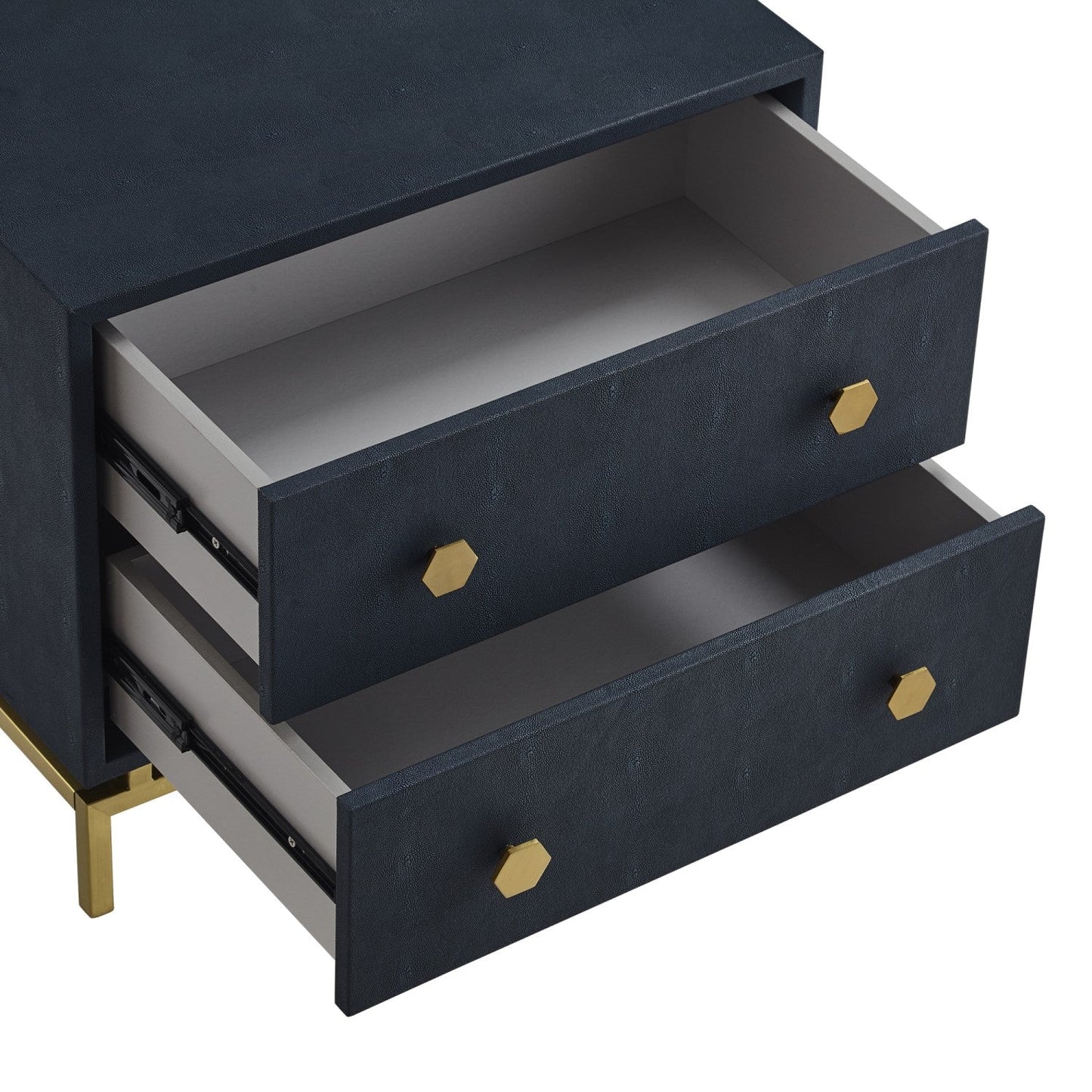 Zoie 2 Drawers Nightstand