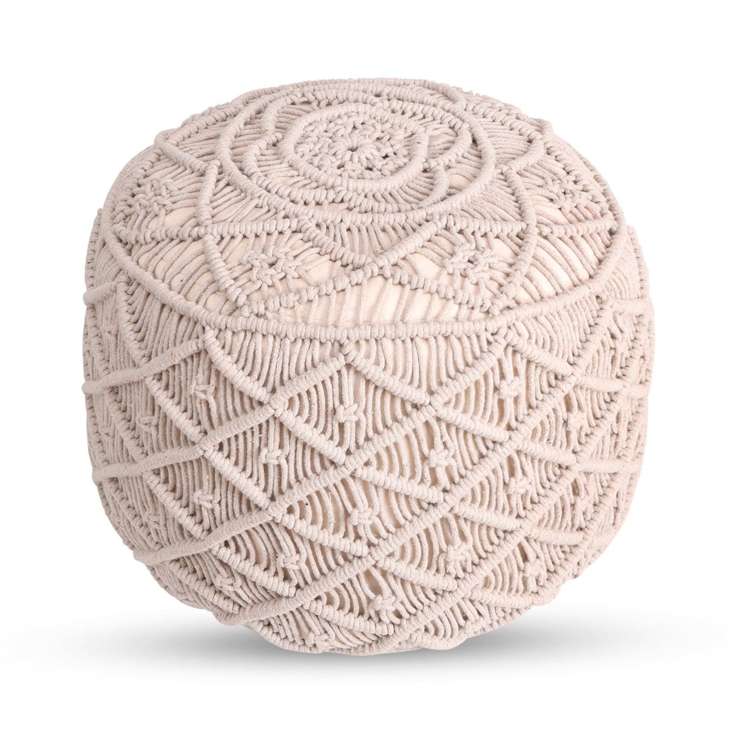 Carlie Hand Knitted Pouf