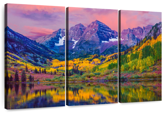 Maroon Bells Autumn Beauty Wall Art