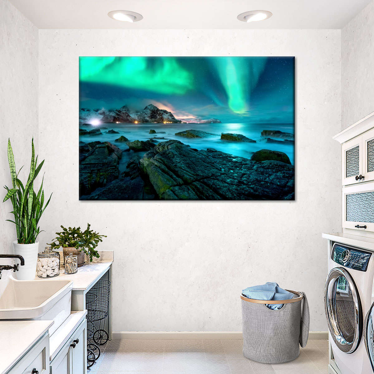 Stunning Lofoten Aurora Borealis Wall Art