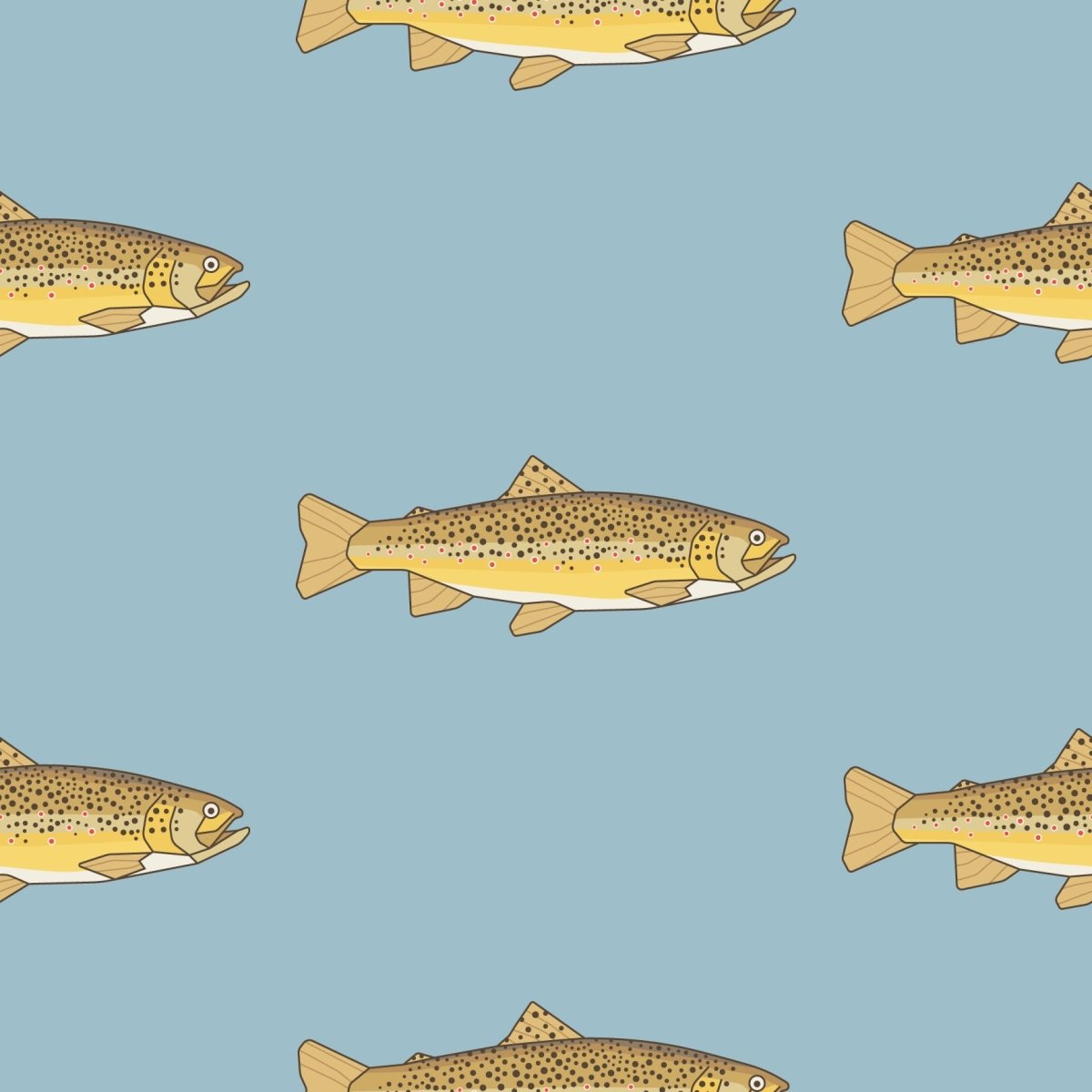 Light Blue Trout Wallpaper