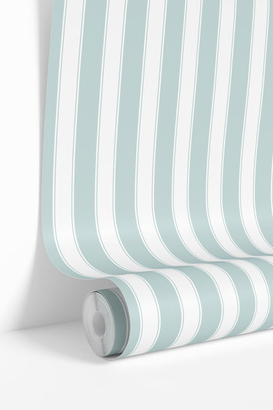 Light Green Stripes Wallpaper