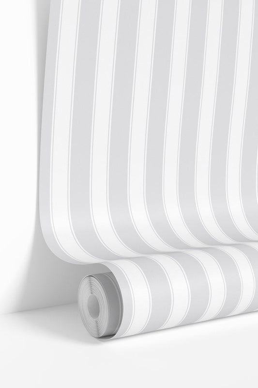 Light Grey Stripes Wallpaper