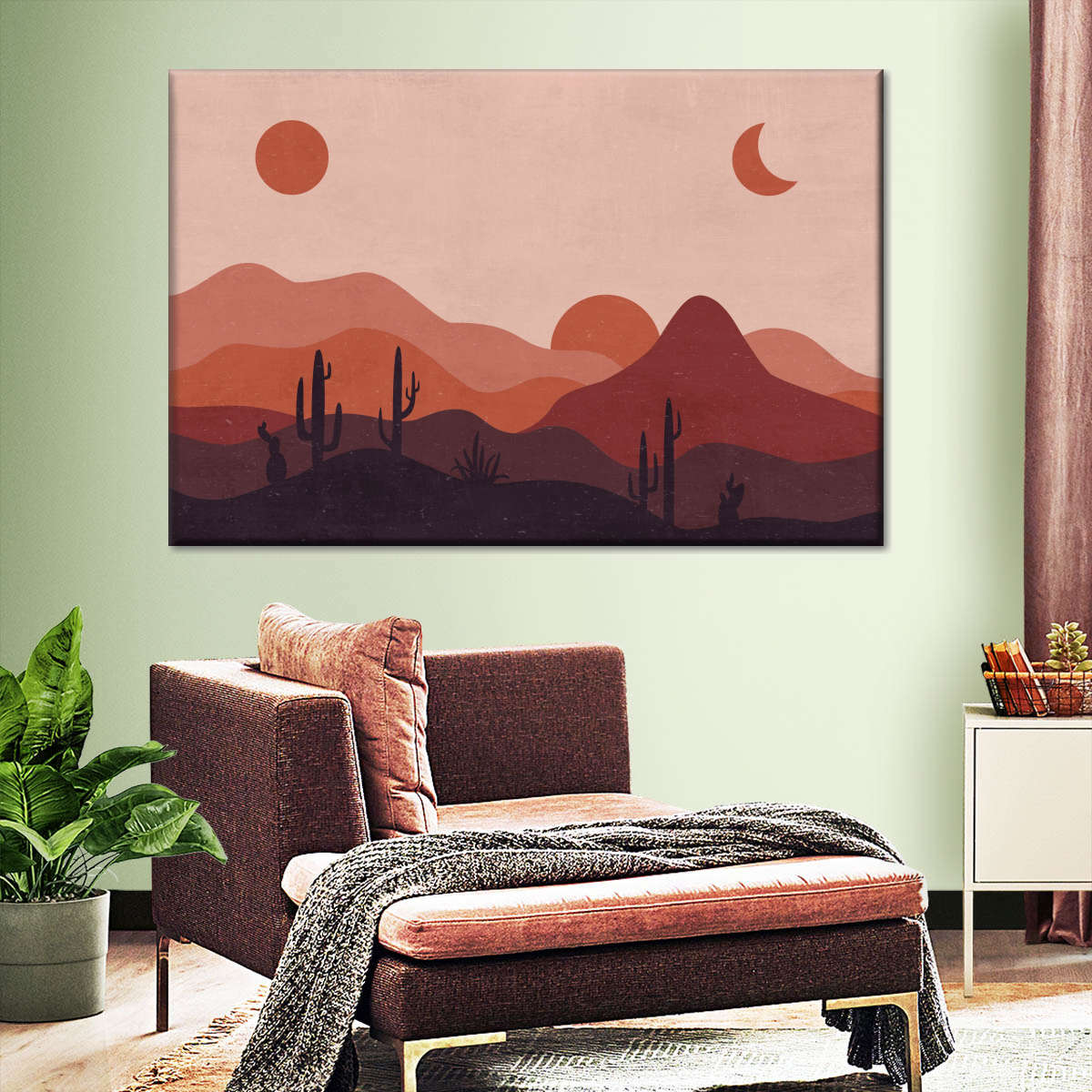 Boho Abstract Landscapes Wall Art