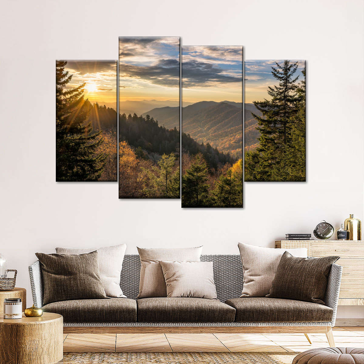 Sunrise In Smoky Mountains Wall Art