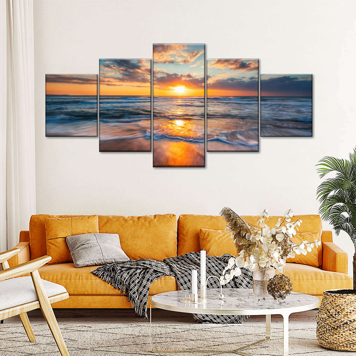 Summer Ocean Sunrise Wall Art