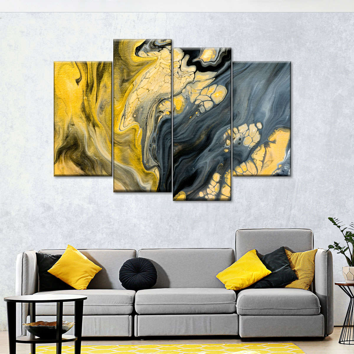 Marbled Abstract Wall Art