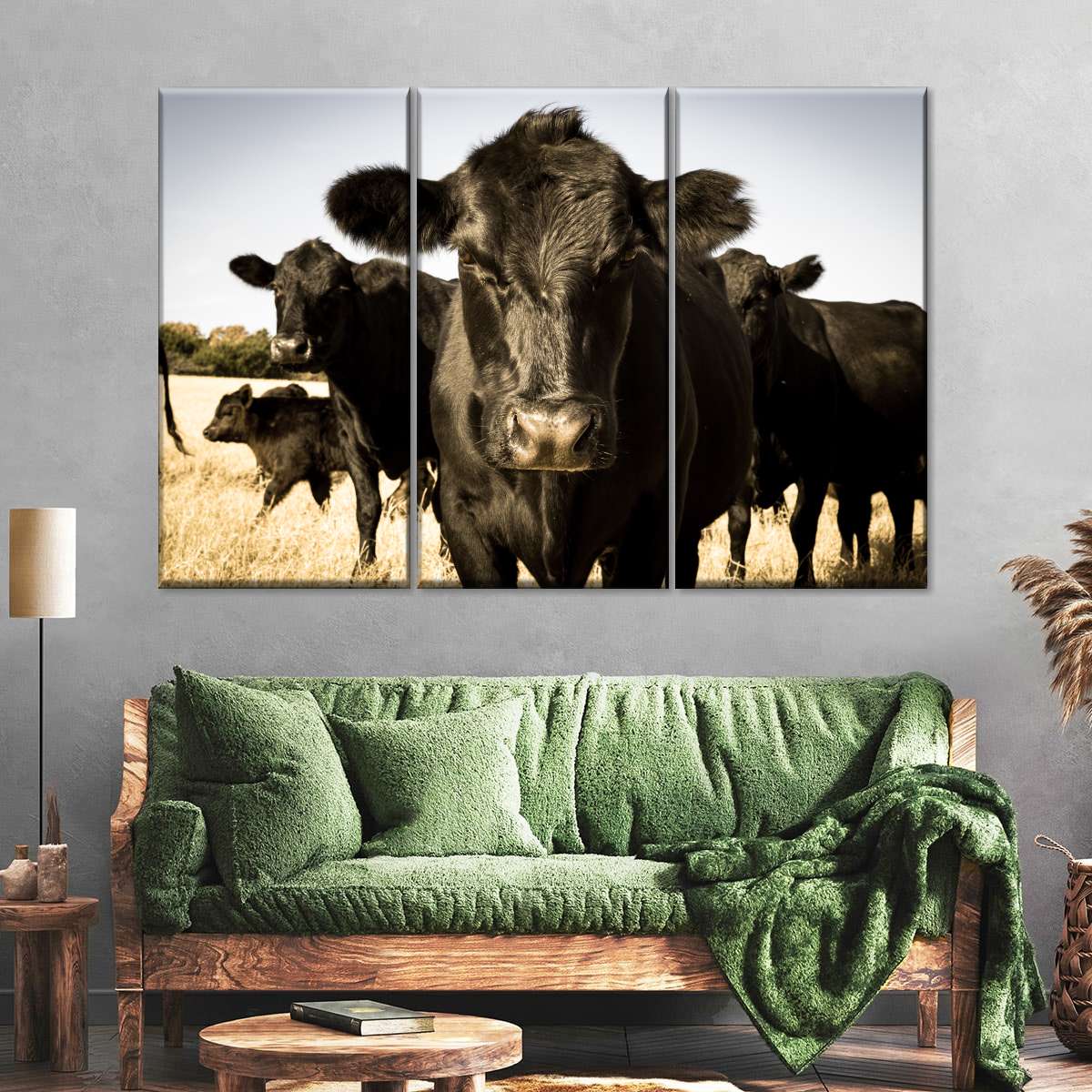 Black Angus Cattle Wall Art