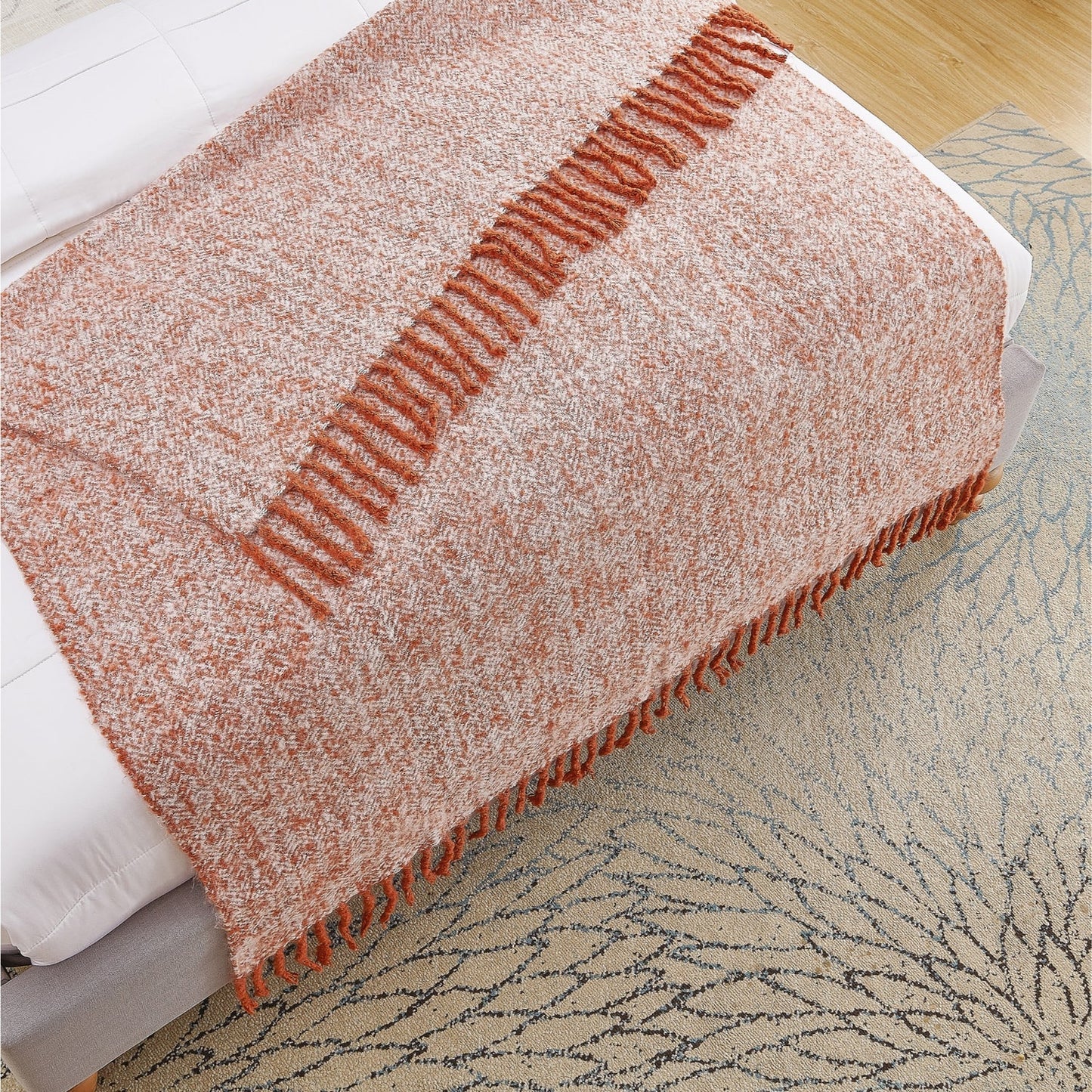 Samara Faux Mohair Throw