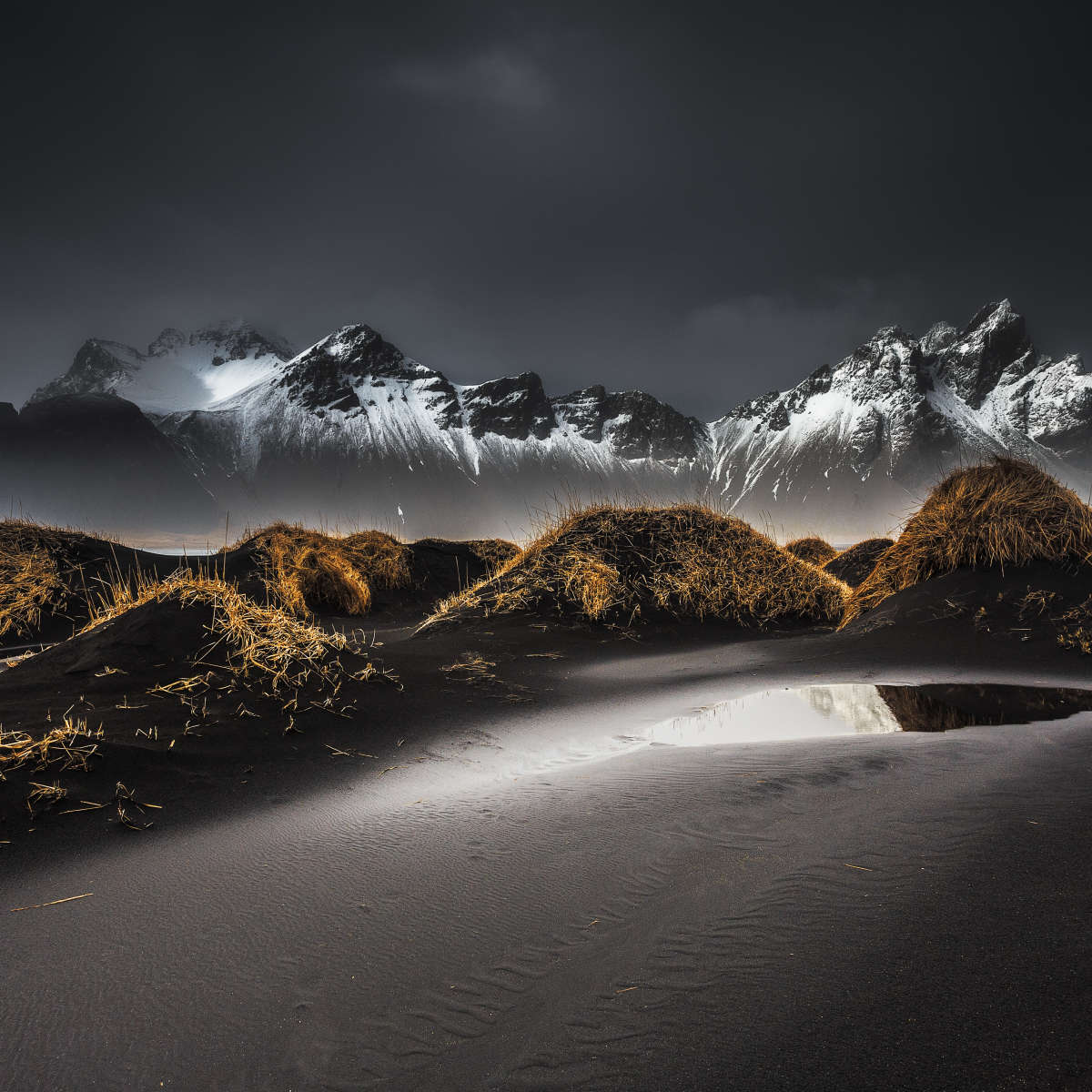 Stokksnes Mountainscape Wall Art