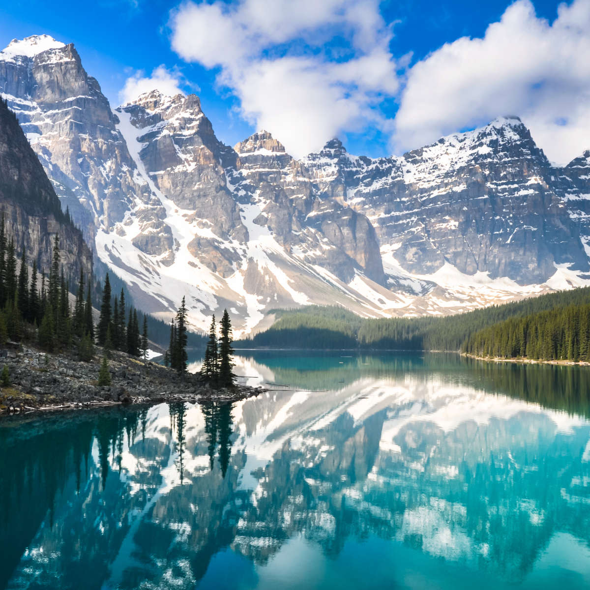 Mountain Reflection Wall Art