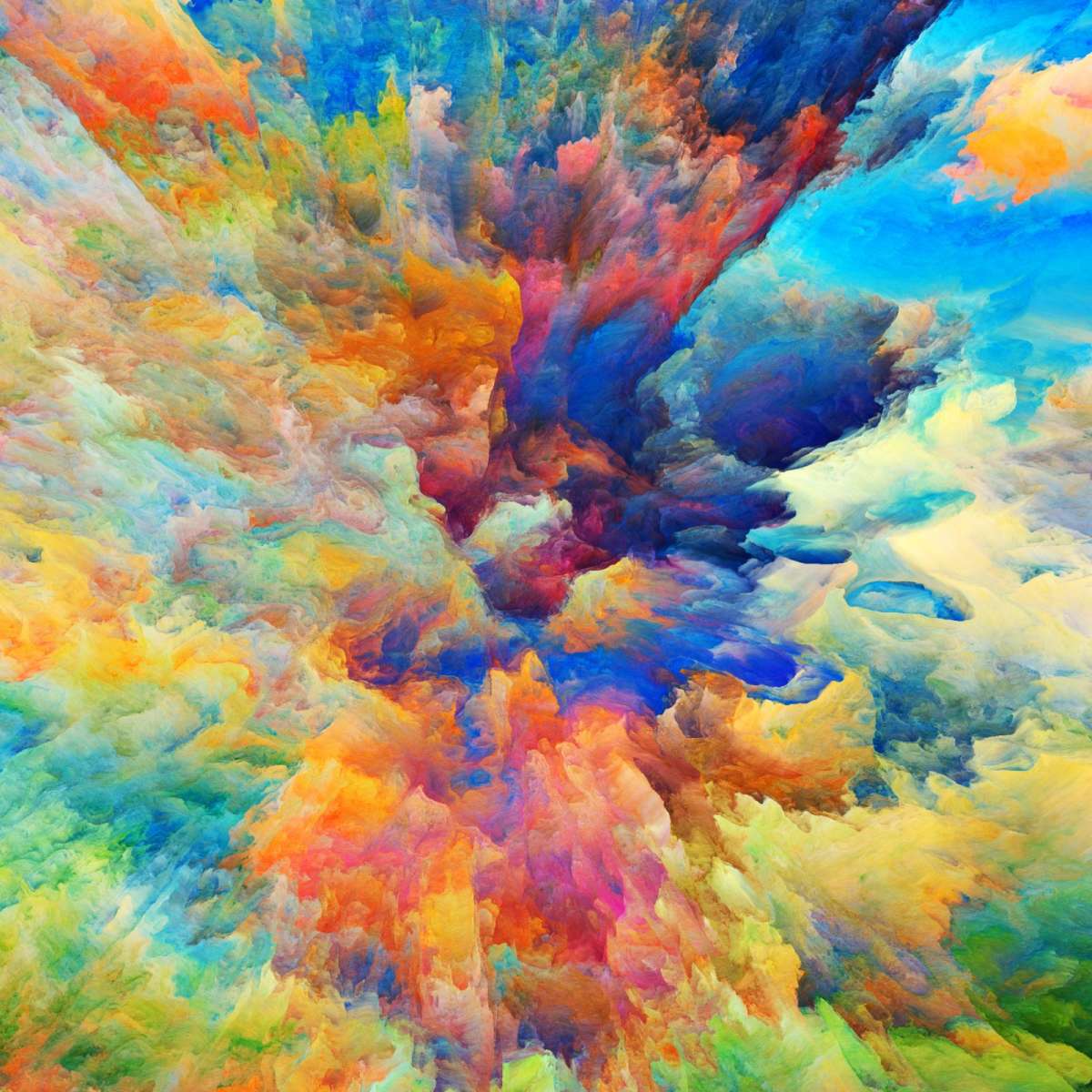 Abstract Clouds Wall Art