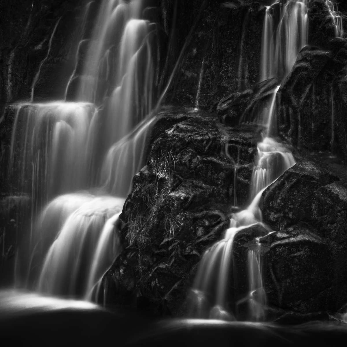 Dark Waterfalls Wall Art