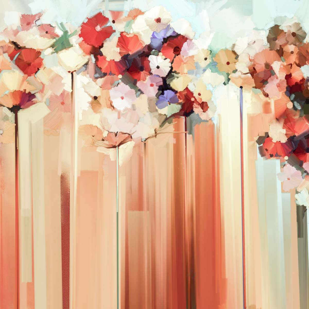 Floral Abstract Wall Art