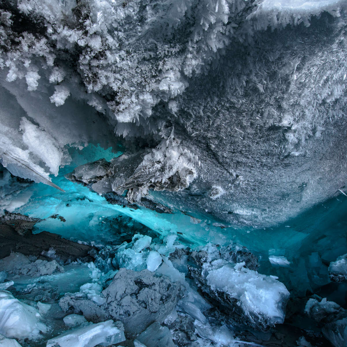 Ice Cave In Matanuska Glacier Wall Art