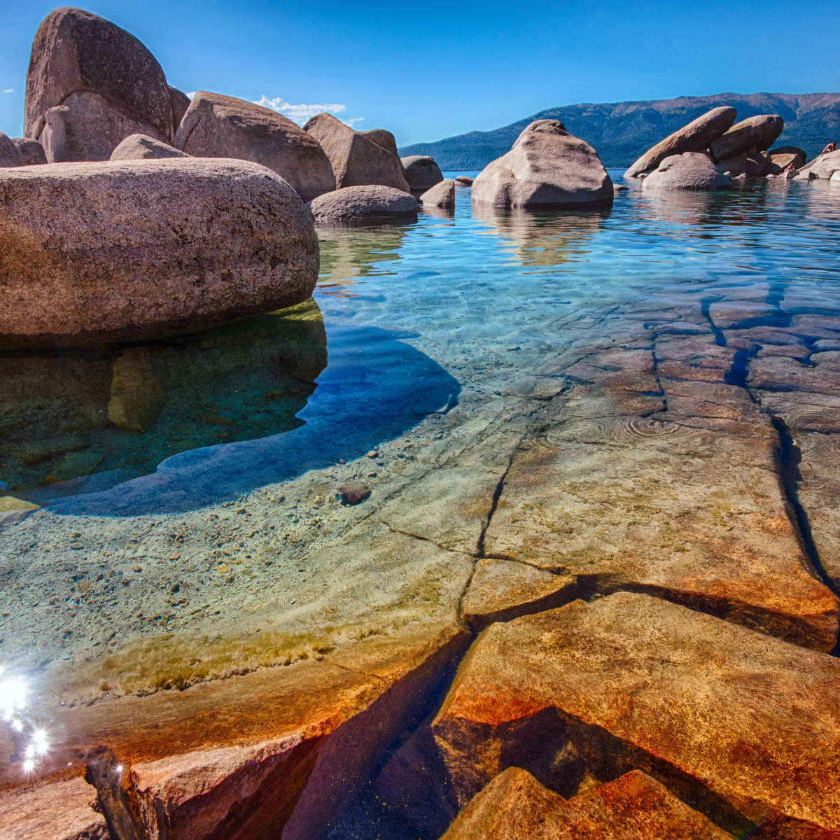 Lake Tahoe Stones Wall Art