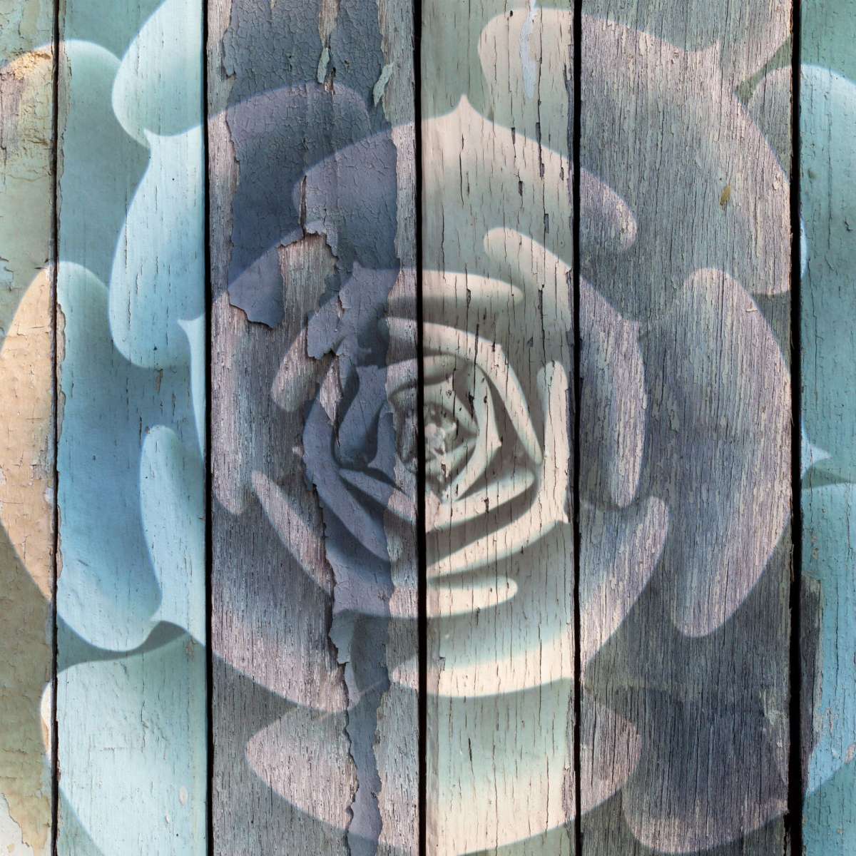 Rustic Blooming Succulent Wall Art