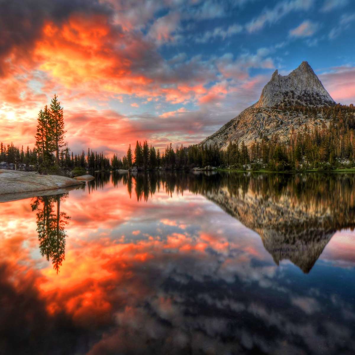 Yosemite Park Sunset Wall Art