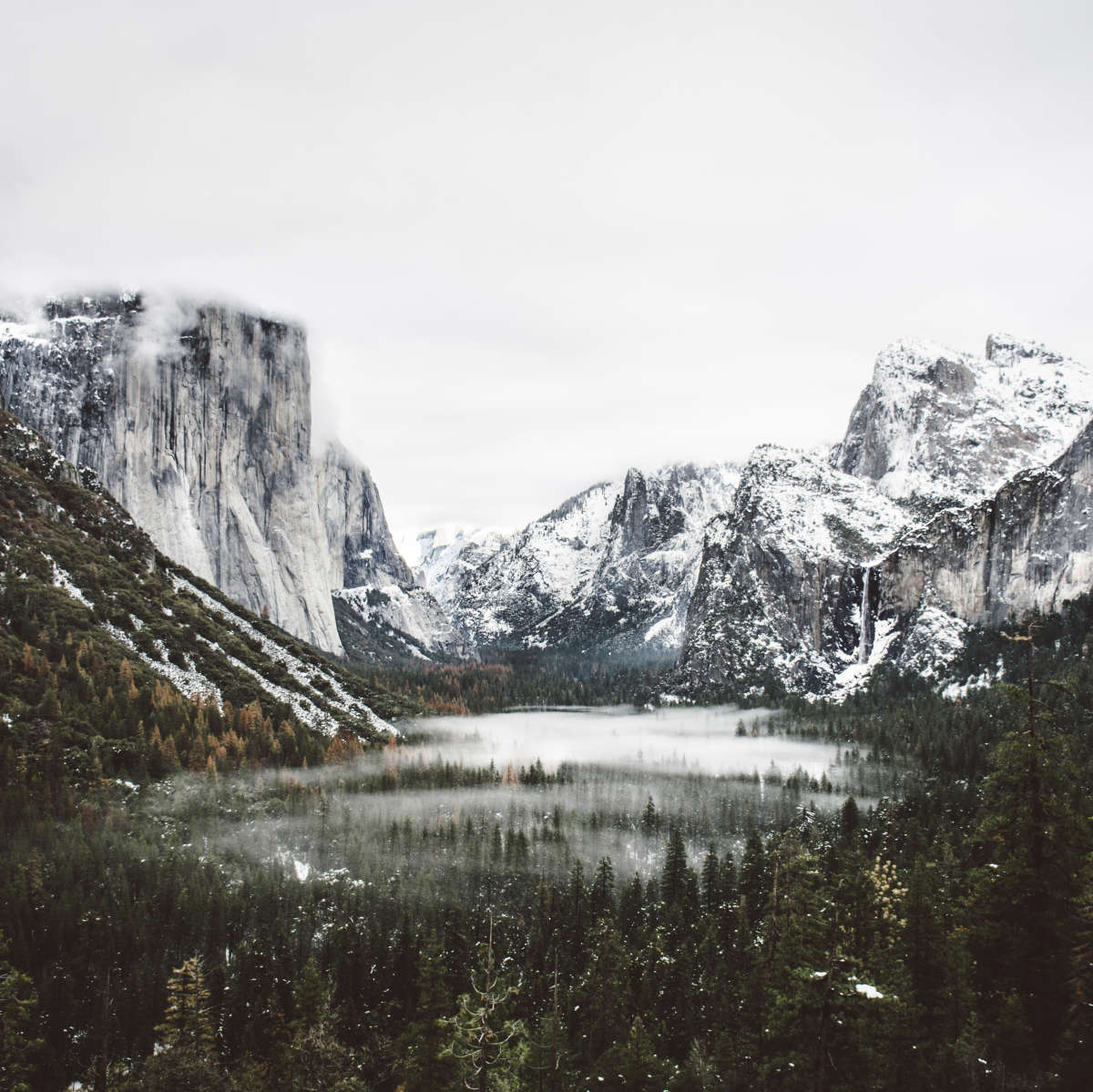 Yosemite Winter Magic Wall Art