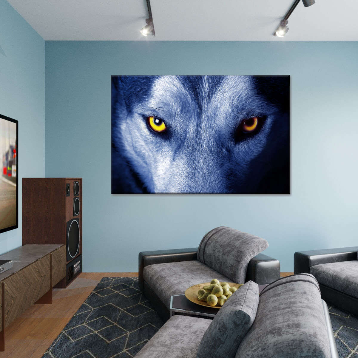 Mystic Wolf Eyes Wall Art