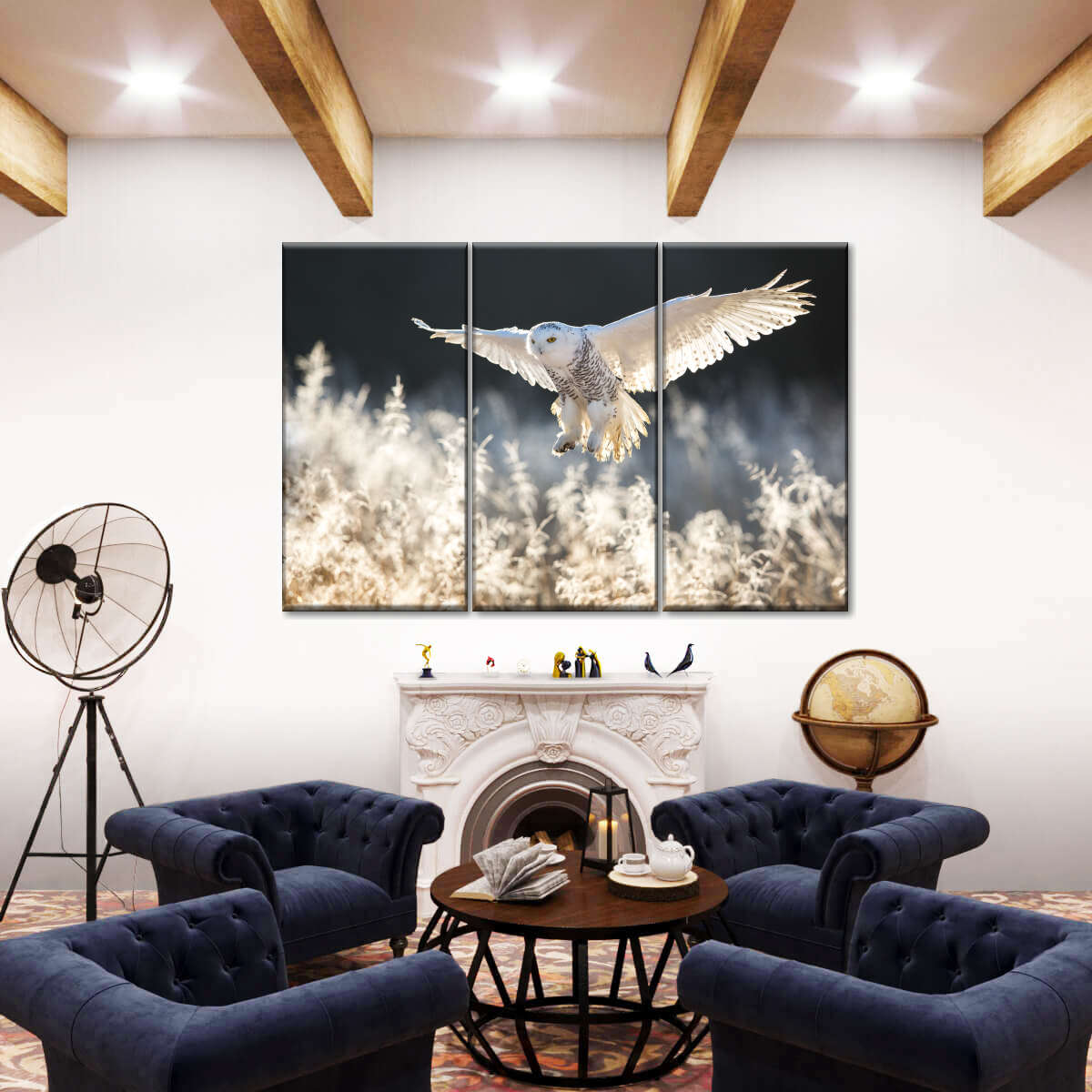 Snowy Owl Hunt Wall Art