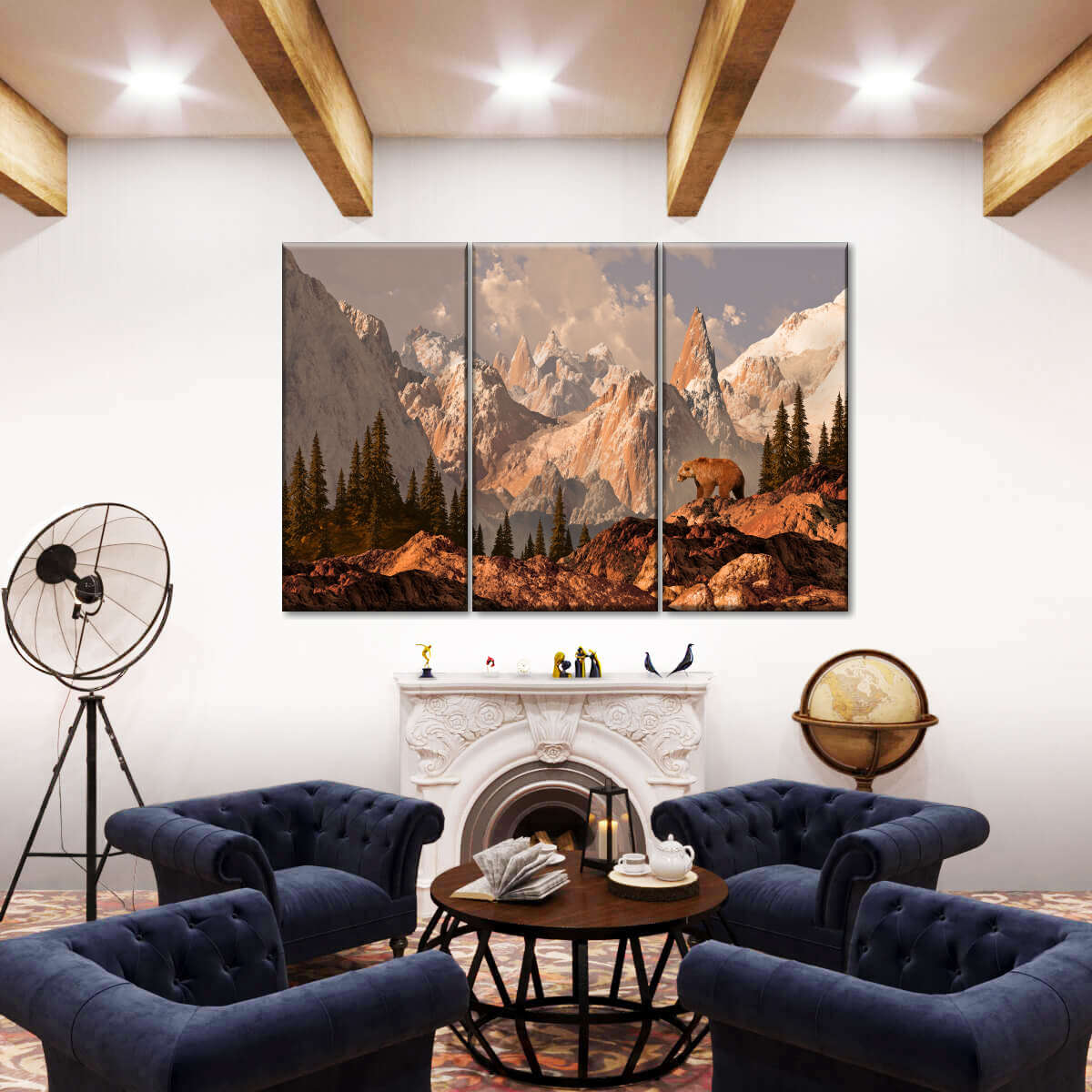 Rocky Mountain Bear Wall Art